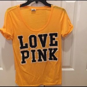 Victoria Secret Yellow Tee